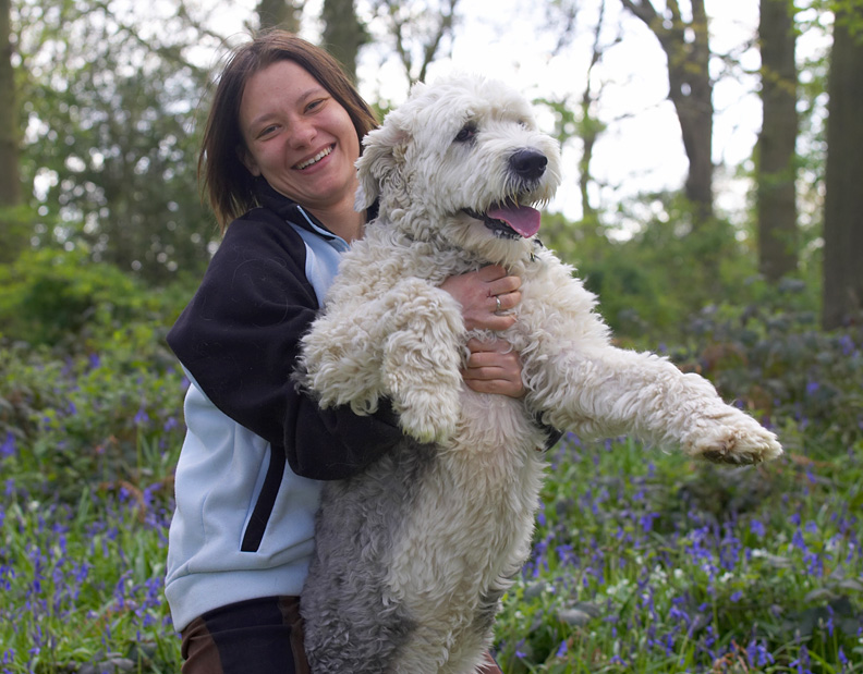 Lucy with her new love, Elizabeth