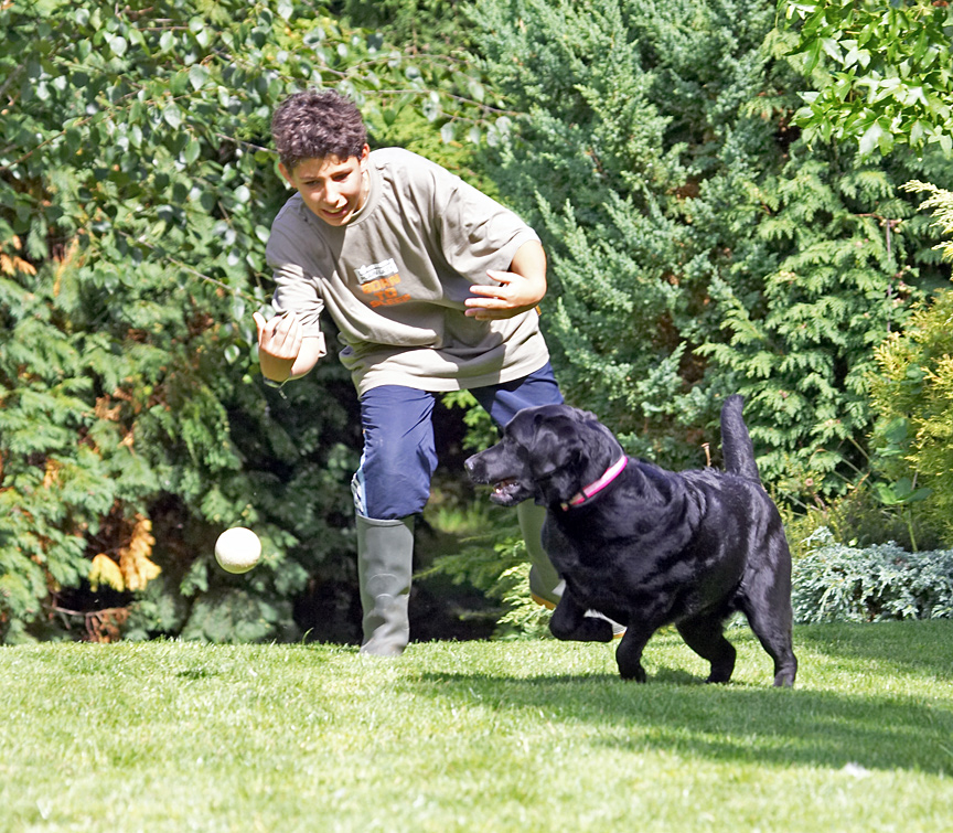 We're just a couple of puppies having fun
