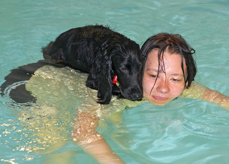 Elzbieta With Frankie On Her Back
